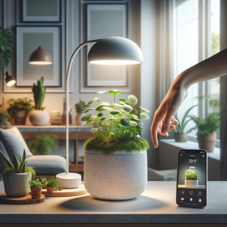 Grow Plants Indoors Easily with LG's New Lamp Featuring a Mini Garden