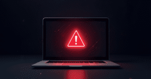 "Smartphone screen showing a fake CAPTCHA prompt, symbolizing how MintsLoader harmful software cyber attacks target users via phishing tactics."