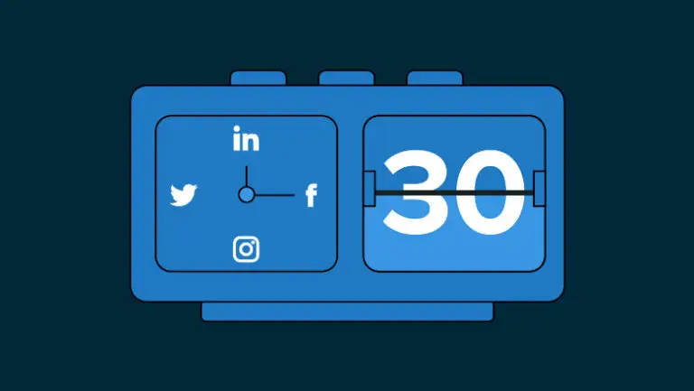 Strategic 30-Day Social Media Plan Template for brand growth and effective marketing