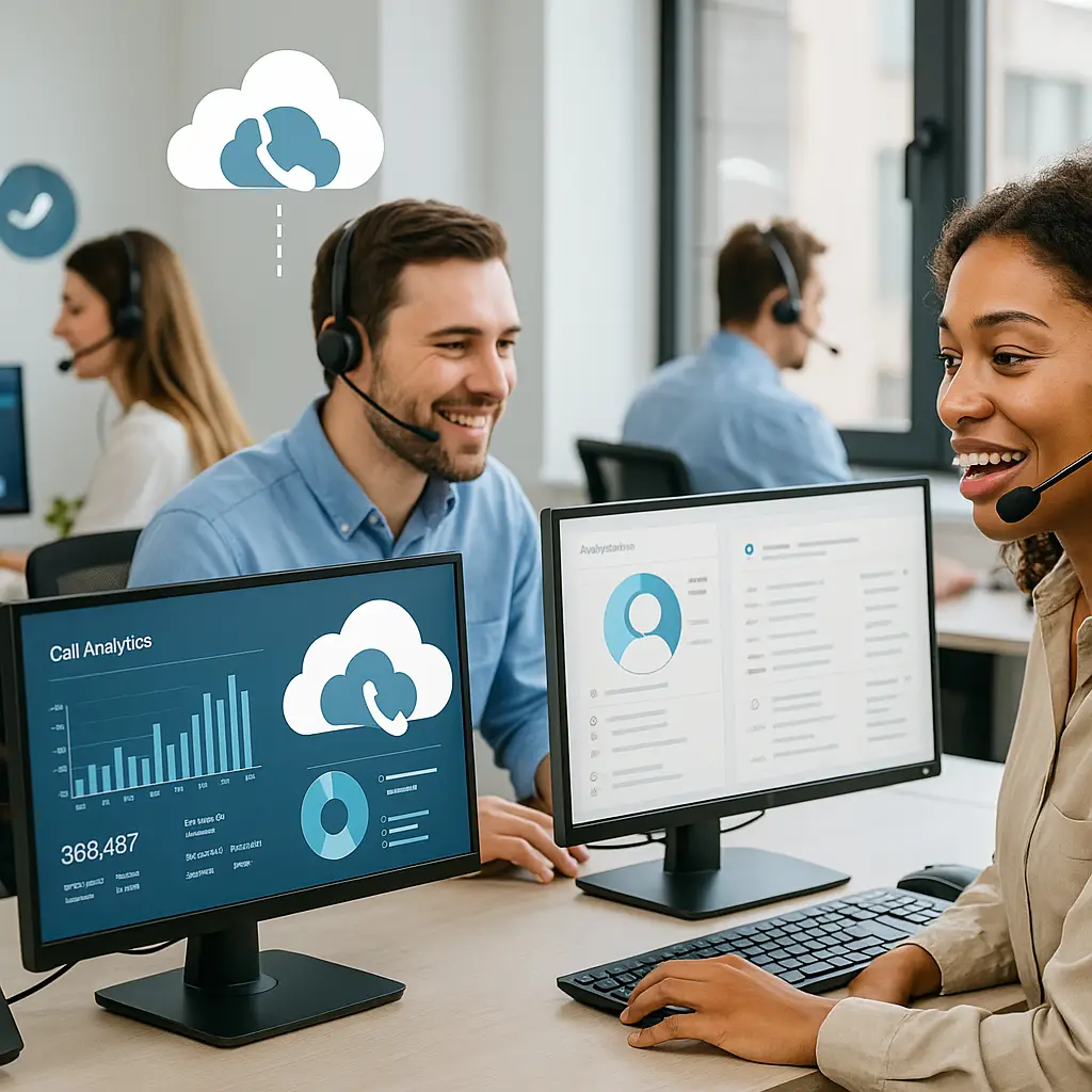 Call center phone systems for small business including VoIP and cloud contact center solutions.